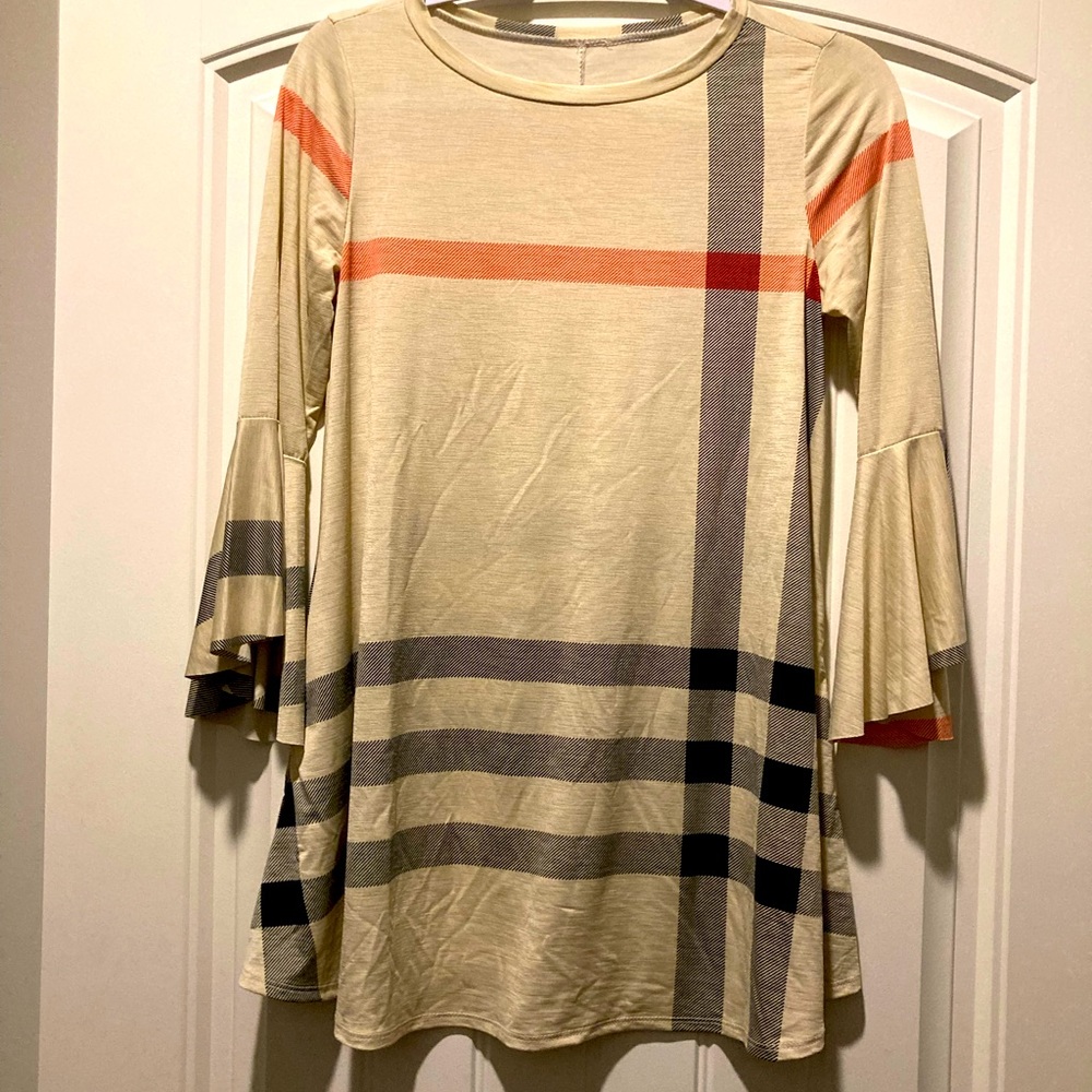 Plaid Tunic